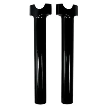 Gloss Black Straight 10" Rise, 1 1/4" Thick, 1" Mount Handlebar Risers for Harley-Davidson Buy Today