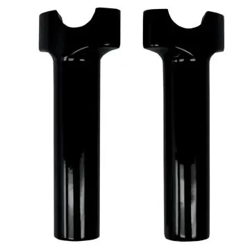 Gloss Black Straight 6" Rise, 1 1/4" Thick, 1" Mount Handlebar Risers for Harley-Davidson Weekend Sale
