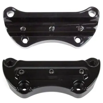 Buy Online Hill Country Customs Gloss Black Gorilla Grabber Handlebar Riser Top Clamp for most 1990 and newer Harley-Davidson Dyna Softail and Sportster models