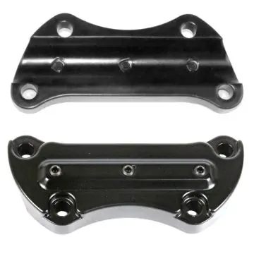 Factory Price Hill Country Customs Satin Black Gorilla Grabber Handlebar Riser Top Clamp for most 1990 and newer Harley-Davidson Dyna Softail and Sportster models