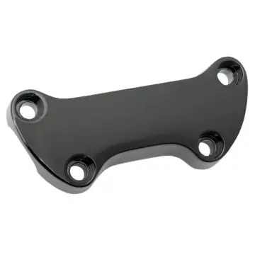 Satin Black 1 Piece Handlebar Riser Top Clamp for Harley-Davidson models Latest