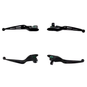 Buy Online Satin Black 3 Slot Wide Blade Ergonomic Brake and Clutch Levers for 2014-2016 Harley-Davidson Touring Models