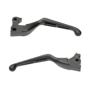 Direct From Manufacturer Satin Black Slotted Wide Blade Levers for 2014 and newer Harley-Davidson Sportster models