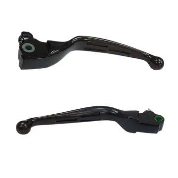 Final Sale Satin Black Slotted Wide Blade Levers for 2017-2018 Harley-Davidson Tri Glide and Freewheeler models