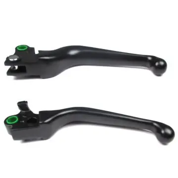 Satin Black Smooth Wide Blade Levers for 1997-2007 Harley-Davidson Touring models Direct From Factory
