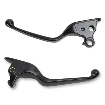 Satin Black Smooth Wide Blade Levers for 2015-2017 Harley-Davidson Softail models with clutch cable Mega Sale