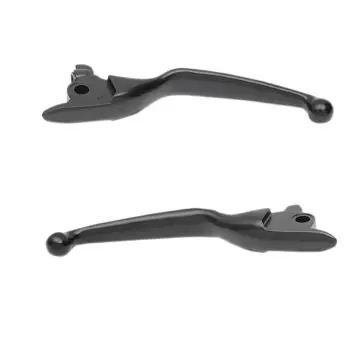 Satin Black Smooth Wide Blade Levers for 2017 and newer Harley-Davidson Touring, 2019 and newer Trike models Bargain