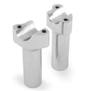 Best Price Wild 1 Chubby 1 1/4" Billet Risers 4 1/2" W0526 Harley-Davidson