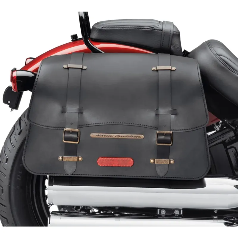 H-D Detachables Leather Saddlebags Nostalgic Style 90201552A Get Yours
