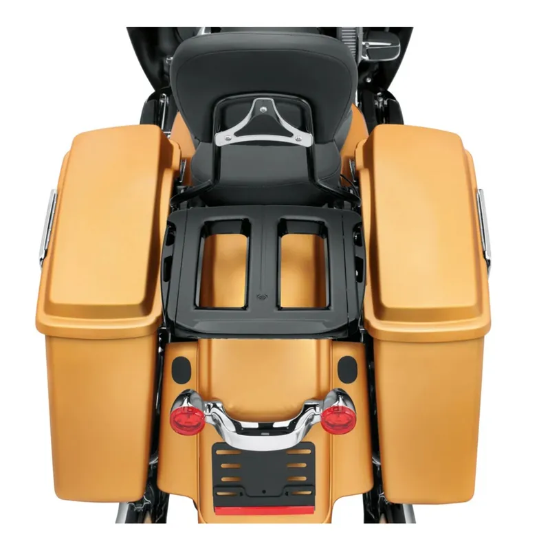 Adjustable Gloss Black Luggage Rack Two-Up Seat 50300076B Top Rated