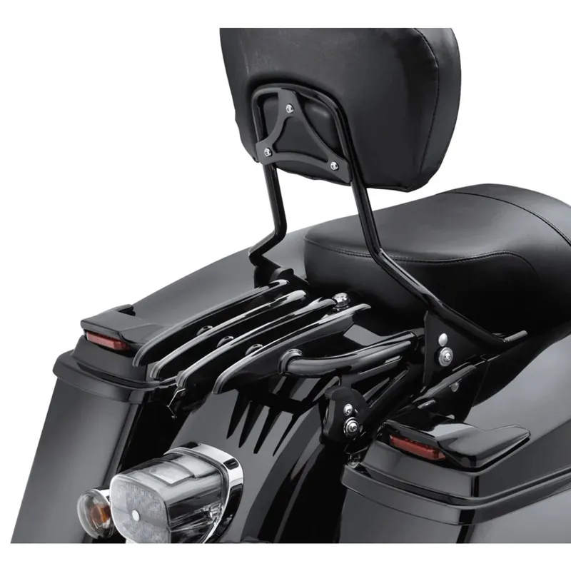 Shop Now H-D Detachables Stealth Luggage Rack Two-Up Seat 53566-09B