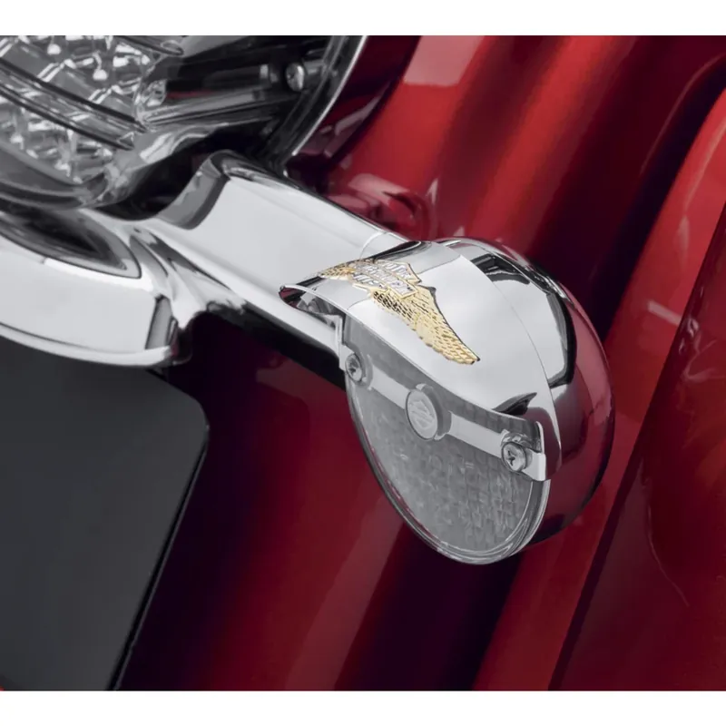 Get Yours Eagle Wing Turn Signal Visor Flat Lens 67735-91T