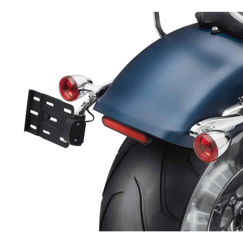 Fast Shipping License Plate/Turn Signal Relocation Kit Rear Chrome Softail