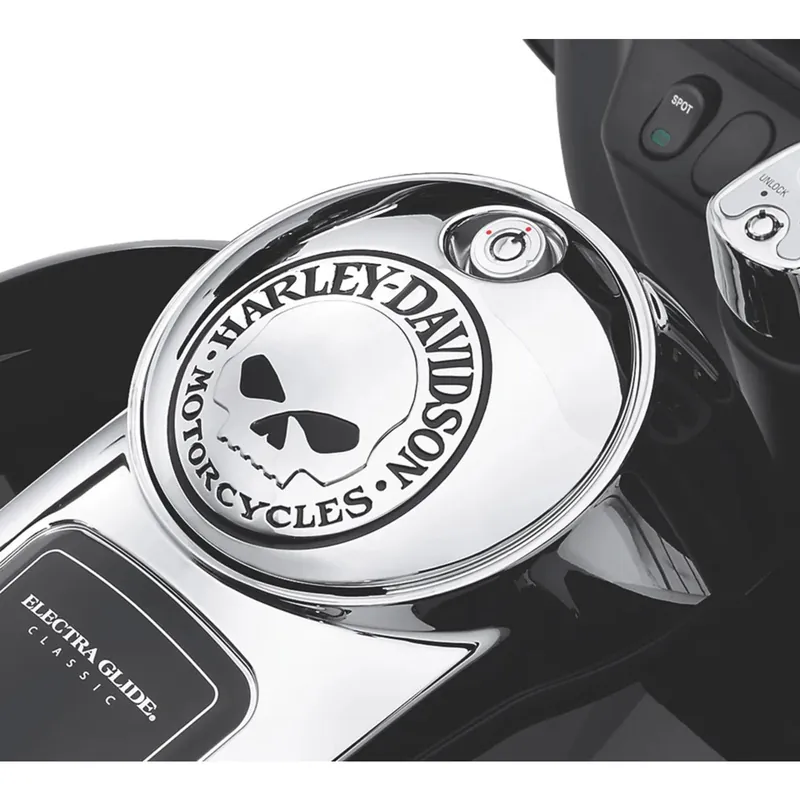 Willie G. Skull Fuel Console Door 61308-09A Top Rated