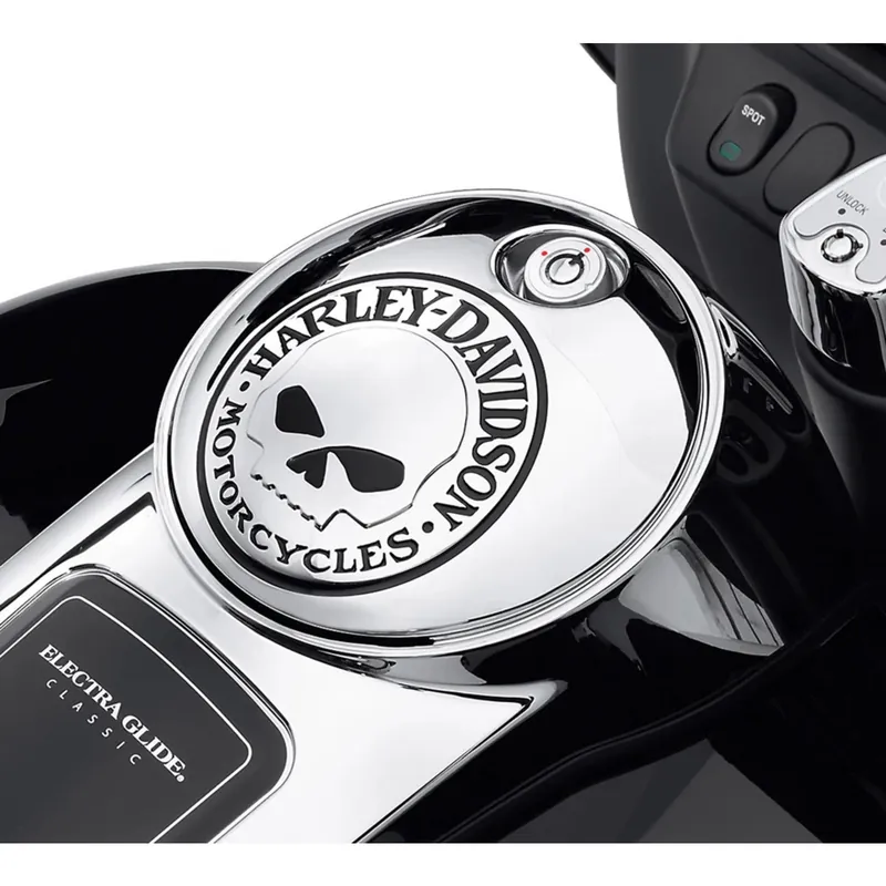 Willie G. Skull Fuel Console Door 61374-04 Express Delivery