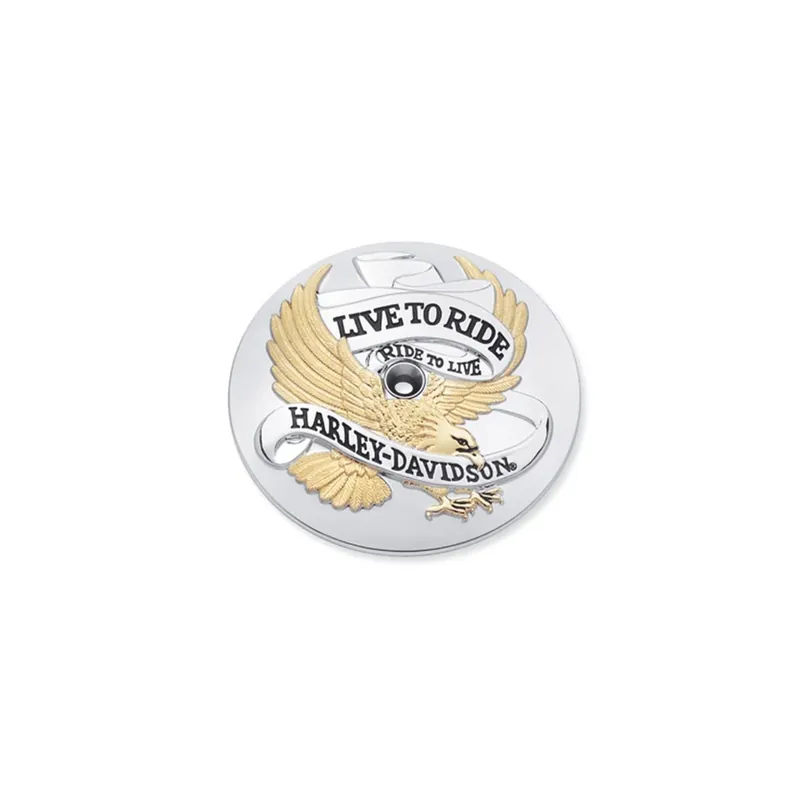 In Demand Live to ride Air Cleaner Cover Gold 29328-99