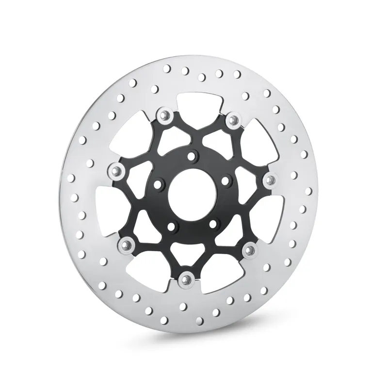 Exclusive Front wheel brake disc in seven-spoke split design