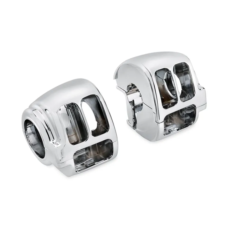 Harley-Davidson Chrome Switch Housing Kit Handmade