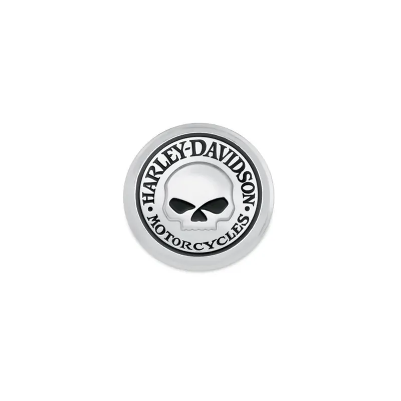 Willie G. Skull Fuel Cap Medallion 99670-04 Money Back Guarantee