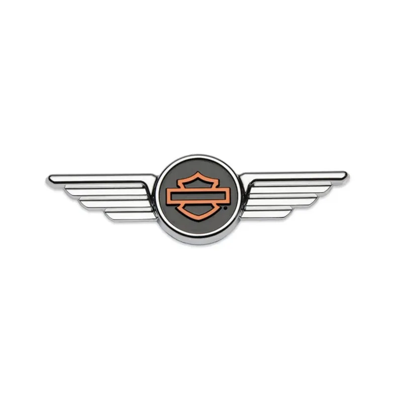 Viral Chrome Winged Bar & Shield Medallion 14101836