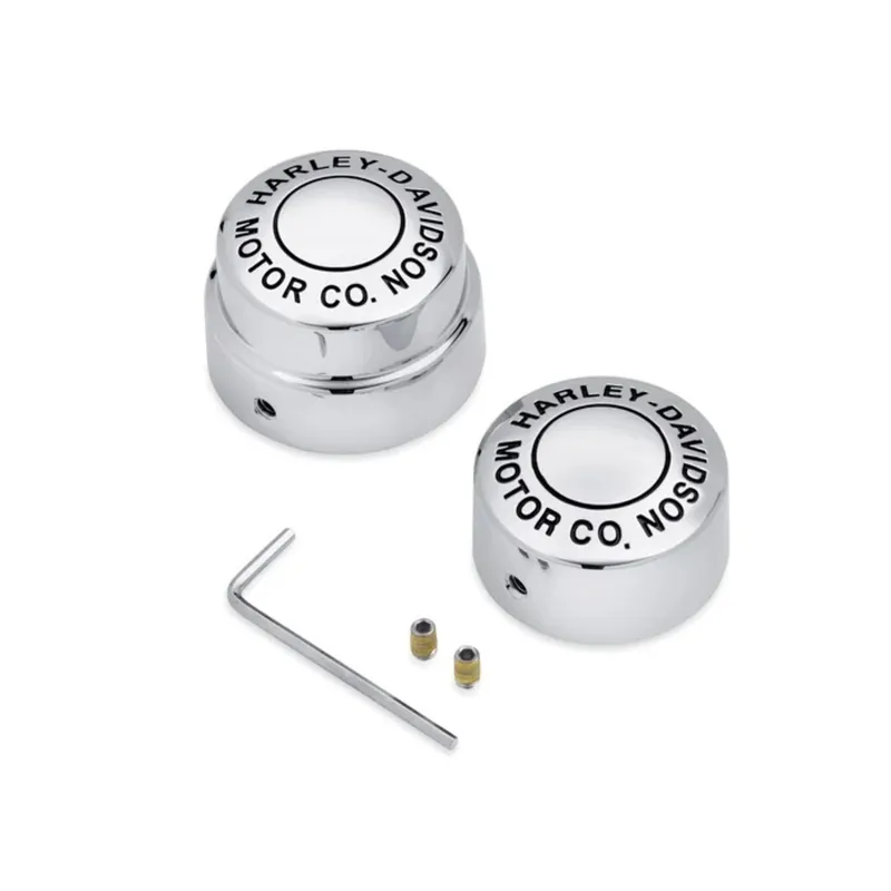 Rear Axle Nut Covers HDMC Chrome Dyna Softail 41704-09 Place Order