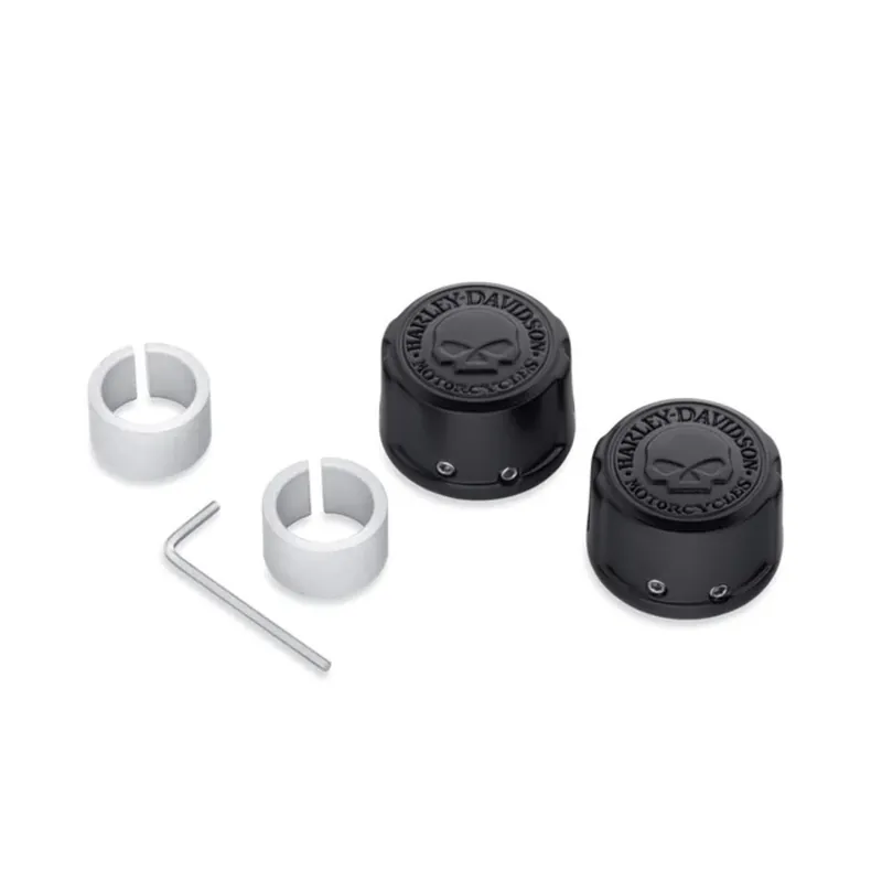 Willie G. Skull Front Axle Nut Covers Multifit 43000096 While Supplies Last