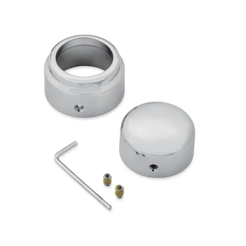 Rear Axle Nut Covers Chrome Dyna Softail 43000108 Bargain