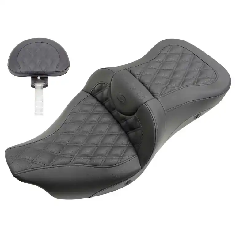 2009-2025 FLHTCUTG Tri Glide/2008-2025* FLHR FLHT FLHX FLTR Heated Roadsofa™ GT LS Seat with Driver's Backrest Clearance
