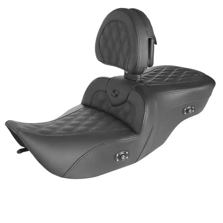 Shop Now 1997-2007 FLHR FLHX Heated Roadsofa™ LS Seat - Touring with Driver's Backrest