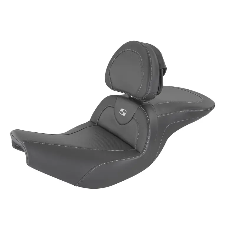 2014-2025 Chief/Chieftain Heated Roadsofa™ CF Seat with Drivers Backrest Free Shipping