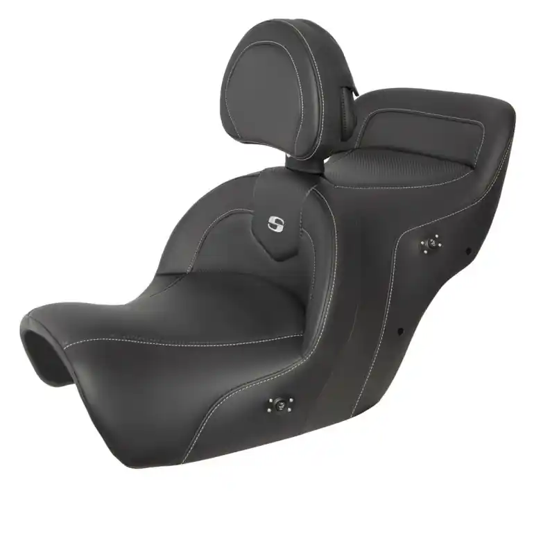 Direct From Manufacturer 1988-2000 GL1500 Heated Roadsofa™ CF Seat with Driver's Backrest