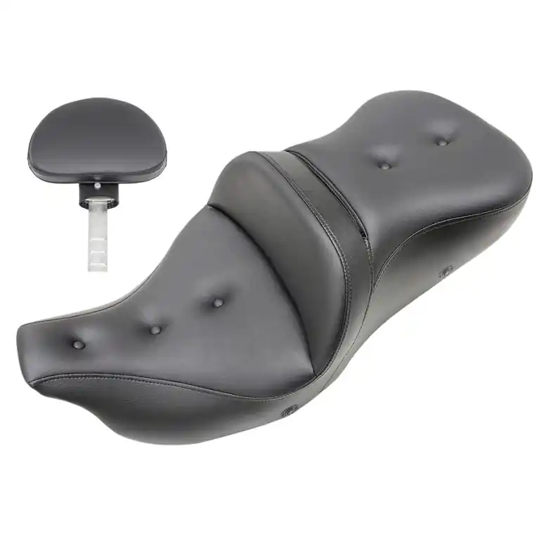 2008-2024* FLHR FLHT FLHX & FLTR Heated Roadsofa™ PT Seat with Driver's Backrest Buy Direct