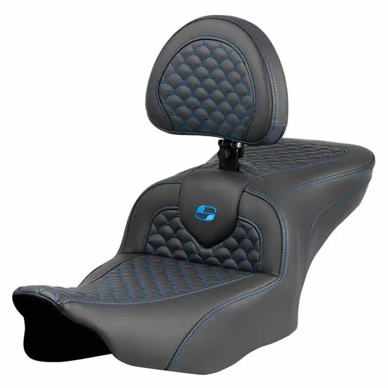 Sale 2024-25 Road Glide / Street Glide | 2023-25 CVO Road Glide / Street Glide RoadSofa DS w/Drivers Backrest Blue Stitch