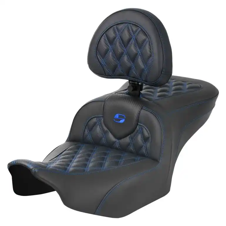 Buy Today 2024-25 Road Glide / Street Glide | 2023-25 CVO Road Glide / Street Glide RoadSofa CF LS Blue w/ Drivers Backrest