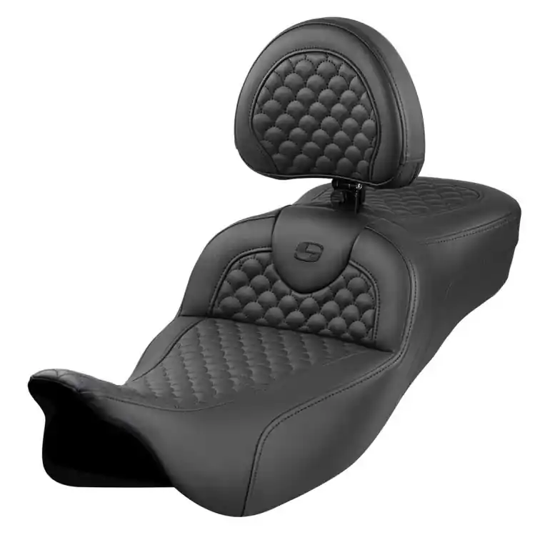 Express Delivery 2008-2024* FLHR FLHT FLHX & FLTR Roadsofa™ DS Ext. Reach Seat w/ Driver's Backrest