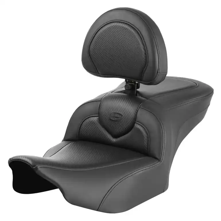 Markdown 2024-25 Road Glide / Street Glide | 2023-25 CVO Road Glide / Street Glide RoadSofa CF w/Backrest All Black Stitching