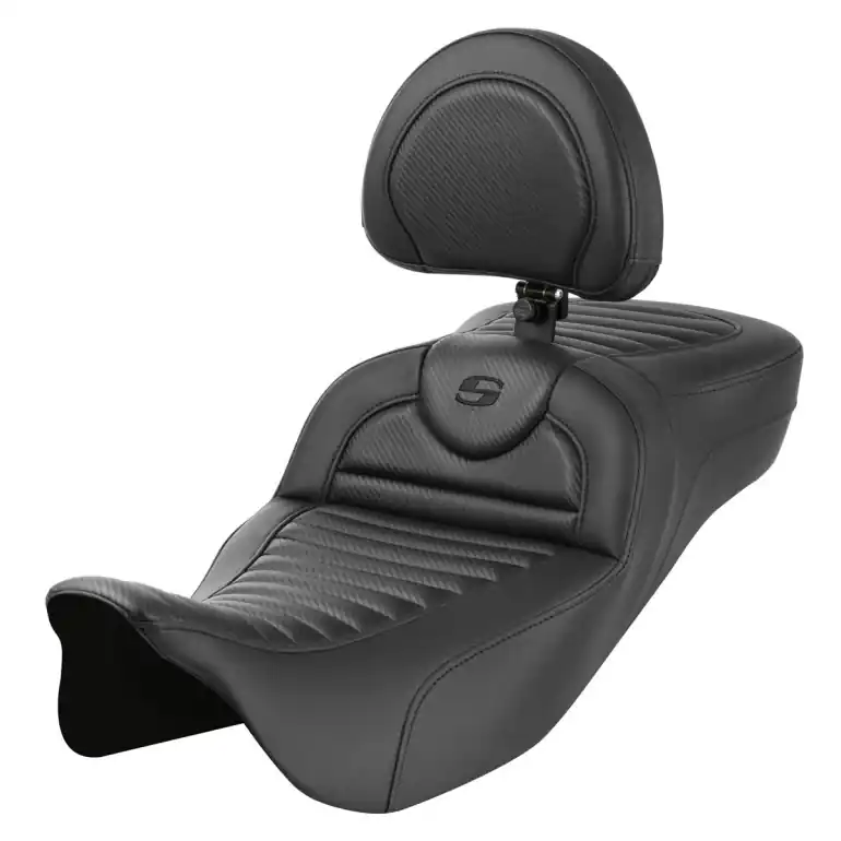 2008-2024* FLHR FLHT FLHX & FLTR Extended Reach Roadsofa™ TR CF Seat with Driver's Backrest Must Have