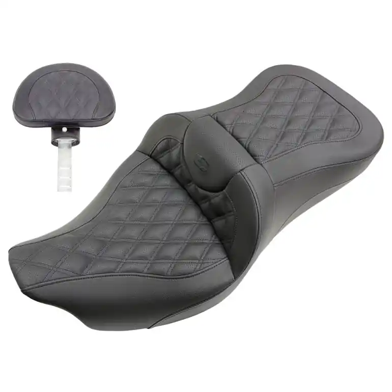 Buy Today 2008-2024* FLHR FLHT FLHX & FLTR Extended Reach Roadsofa™ LS Seat with Driver's Backrest