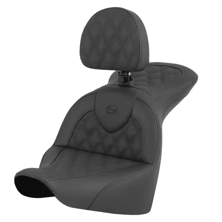 2018-2025 Fat Boy FLFB/FLFBS 2023-25 Breakout RoadSofa™ LS Seat w/Driver's Backrest Handmade