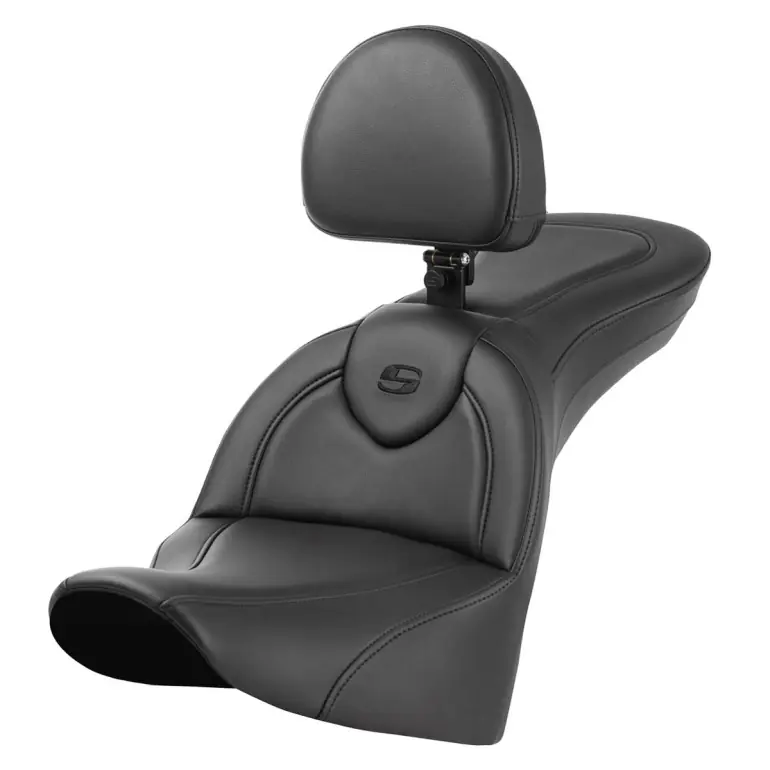 Hot Picks 2018-2025 FLDE FLHC/S FLSL RoadSofa™ Black Seat w/Drivers Backrest