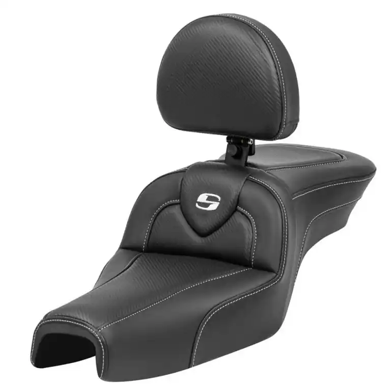2004-2022 Sportster RoadSofa™ CF w/Drivers Backrest (4.5G Tank) Don’t Miss Out