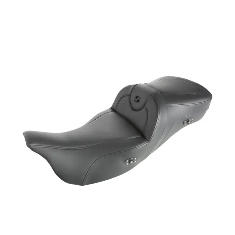 2008-2024* FLHR FLHT FLHX & FLTR Heated Roadsofa™ Black Ext Reach Seat One Day Deal