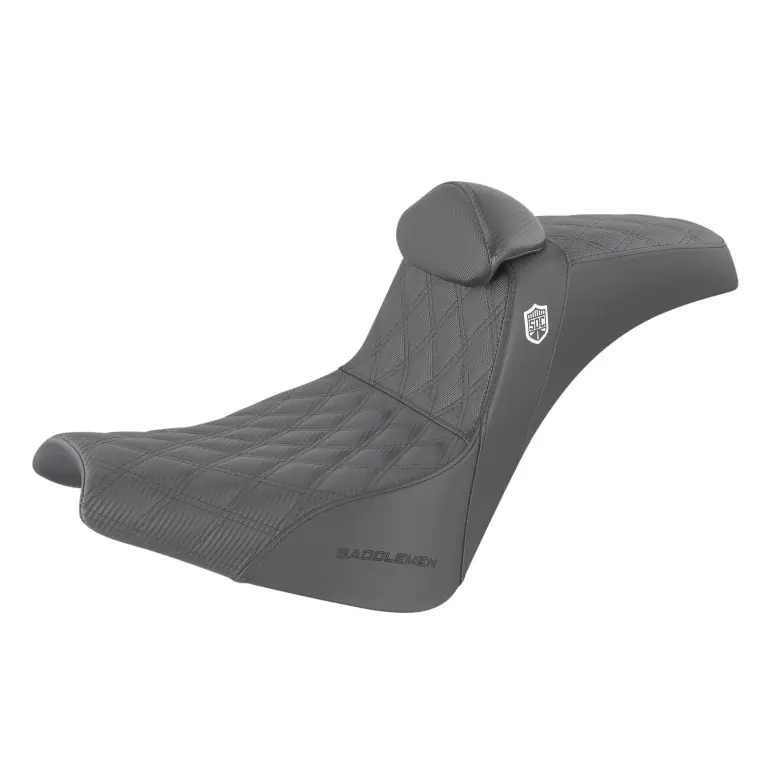 Premium 2018-2023 Softail FXBB FXST Pro Series SDC Performance Gripper Seat with Driver's Lumbar Rest