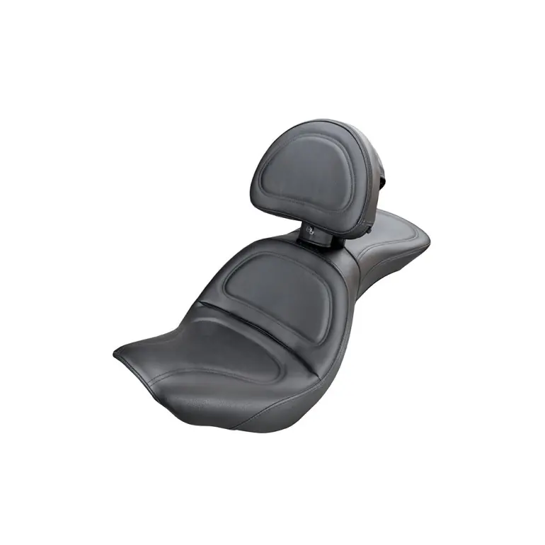 Buy Direct 2006-09 FXST/B/S Standard 2007-17 FLSTF/B/S Fatboy Explorer™ Ultimate Comfort Seat with Drivers Backrest - Softail