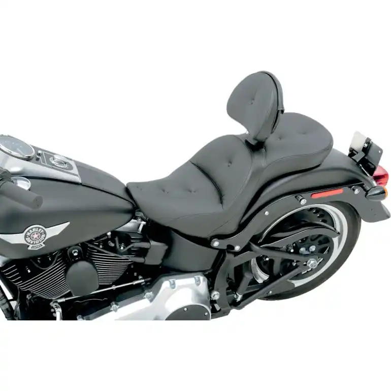 2006-09 FXST/B/S Standard 2007-17 FLSTF/B/S Fatboy Explorer™ RS Seat with Driver's Backrest Bulk Order