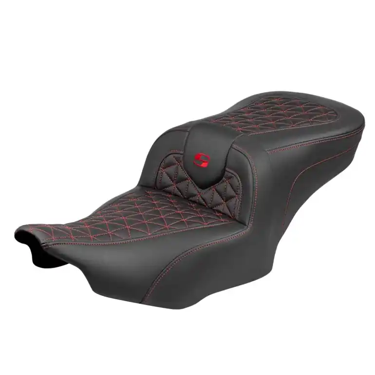 2024-25 Road Glide / Street Glide | 2023-25 CVO Road Glide / Street Glide RoadSofa Tri-Gripper Seat Red Price Drop