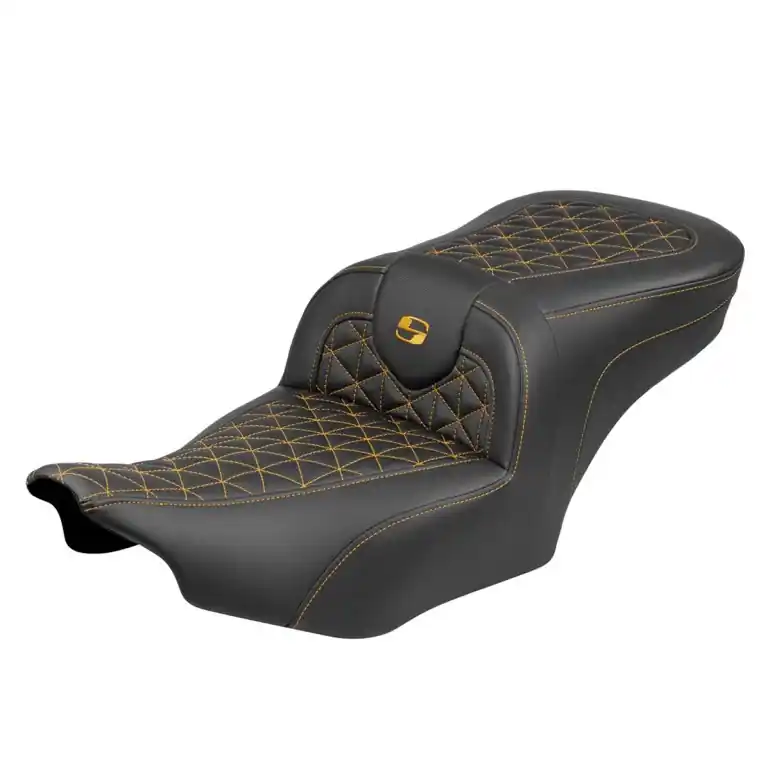 2024-25 Road Glide / Street Glide | 2023-25 CVO Road Glide / Street Glide RoadSofa Tri-Gripper Seat Gold Shop Now