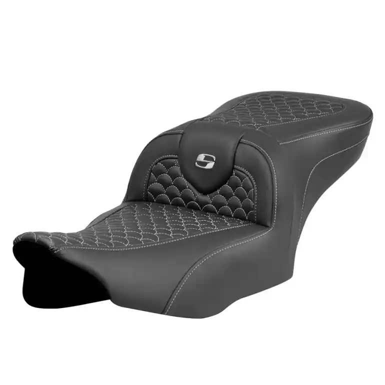 2024-25 Road Glide / Street Glide | 2023-25 CVO Road Glide / Street Glide RoadSofa DS Seat Silver Stitch Authentic