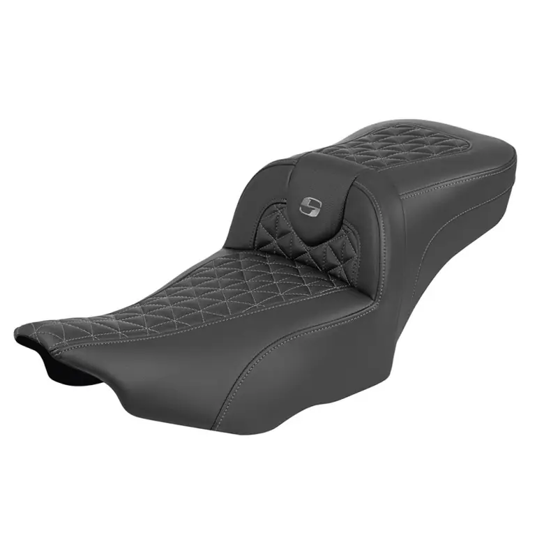 2024-25 Road Glide / Street Glide | 2023-25 CVO Road Glide / Street Glide Ext. Reach RoadSofa Tri-Gripper Seat Grey Reduced Price
