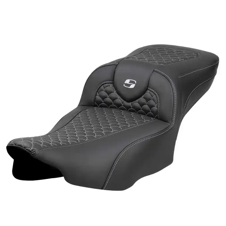 2024-25 Road Glide / Street Glide | 2023-25 CVO Road Glide / Street Glide Ext. Reach RoadSofa DS Silver Stitch Buy Today